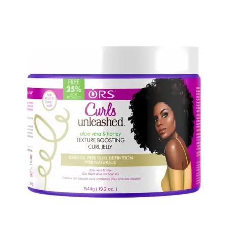ORS Curls Unleashed Aloe Vera and Honey Texture Boosting Curl Jelly 544g